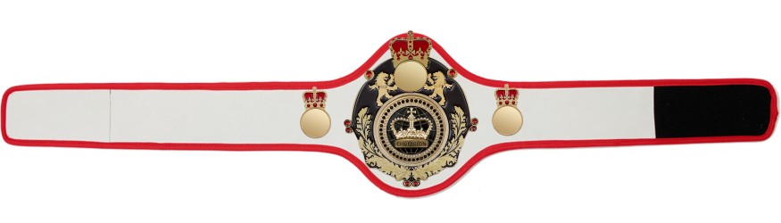 QUEENSBURY PRO LEATHER BLACK CHAMPION CROWN CHAMPIONSHIP BELT QUEEN/B/G/BLKGEM - AVAILABLE IN 10+ COLOURS